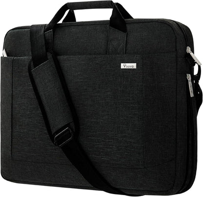 Voova große Laptoptasche für 14-16 Zoll Laptop wasserdicht Schwarz