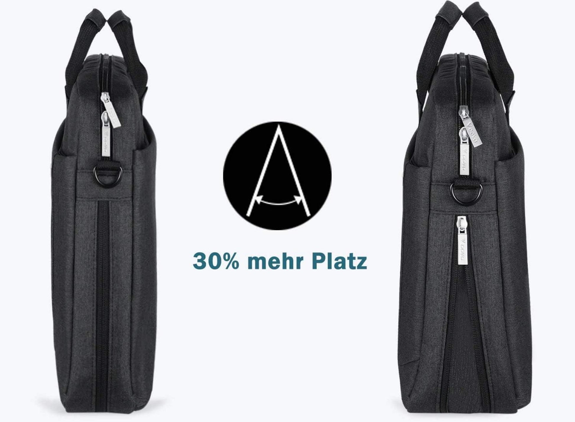 Voova große Laptoptasche für 14-16 Zoll Laptop wasserdicht
