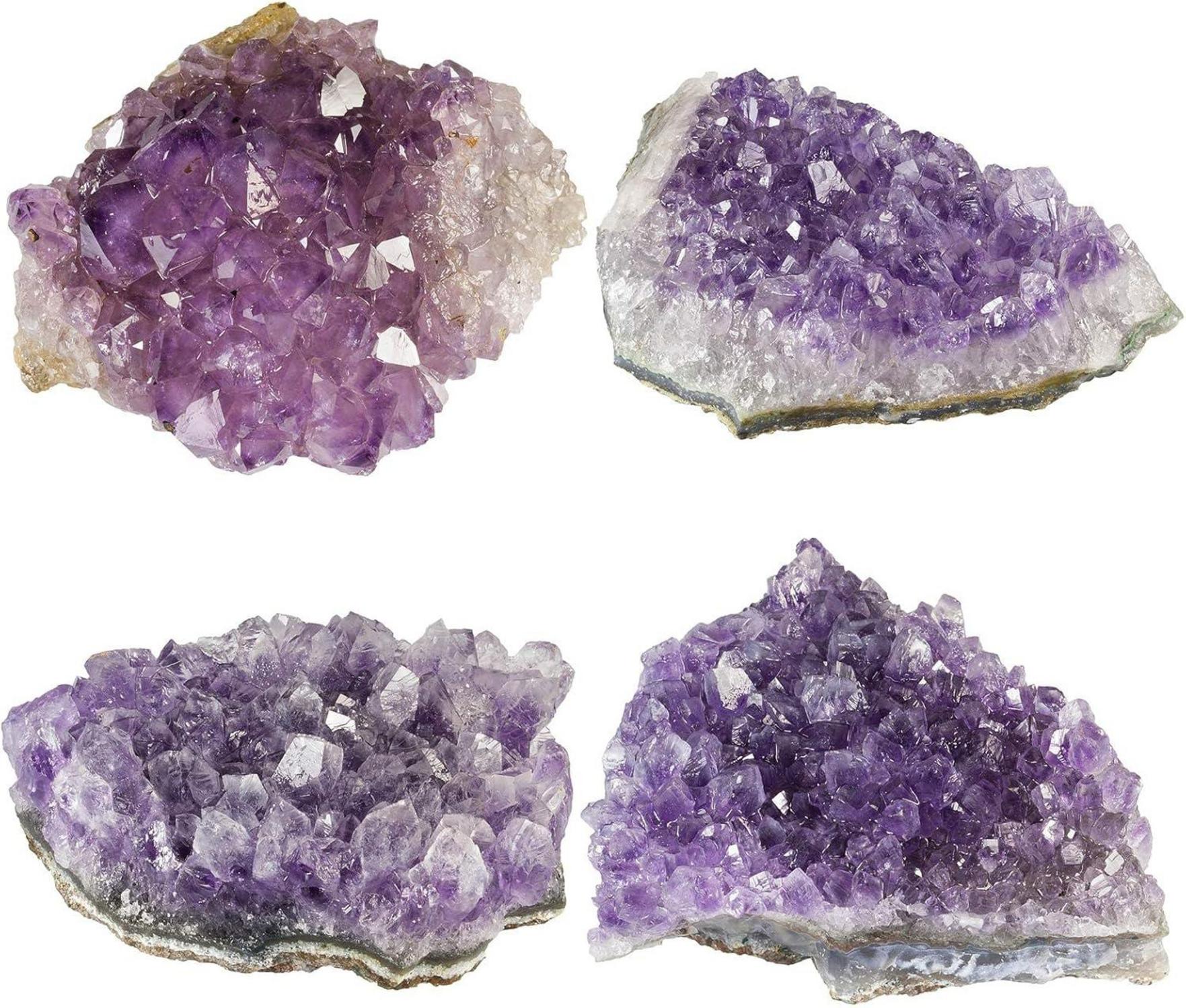 Natürlicher Amethyst Druse Kristall Cluster Reiki Heilstein