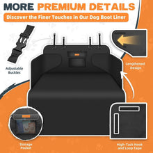 Looxmeer Kofferraumschutz Hund gesteppt mit Seiten- und