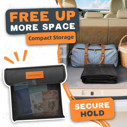 Looxmeer Kofferraumschutz Hund gesteppt mit Seiten- und