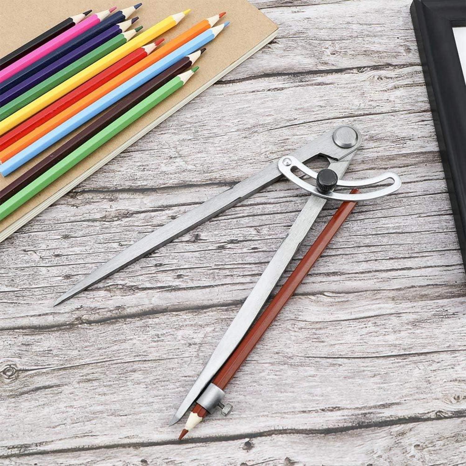 Bleistift Markierung Zirkel Kohlenstoffstahl 200mm verstellbar Wing