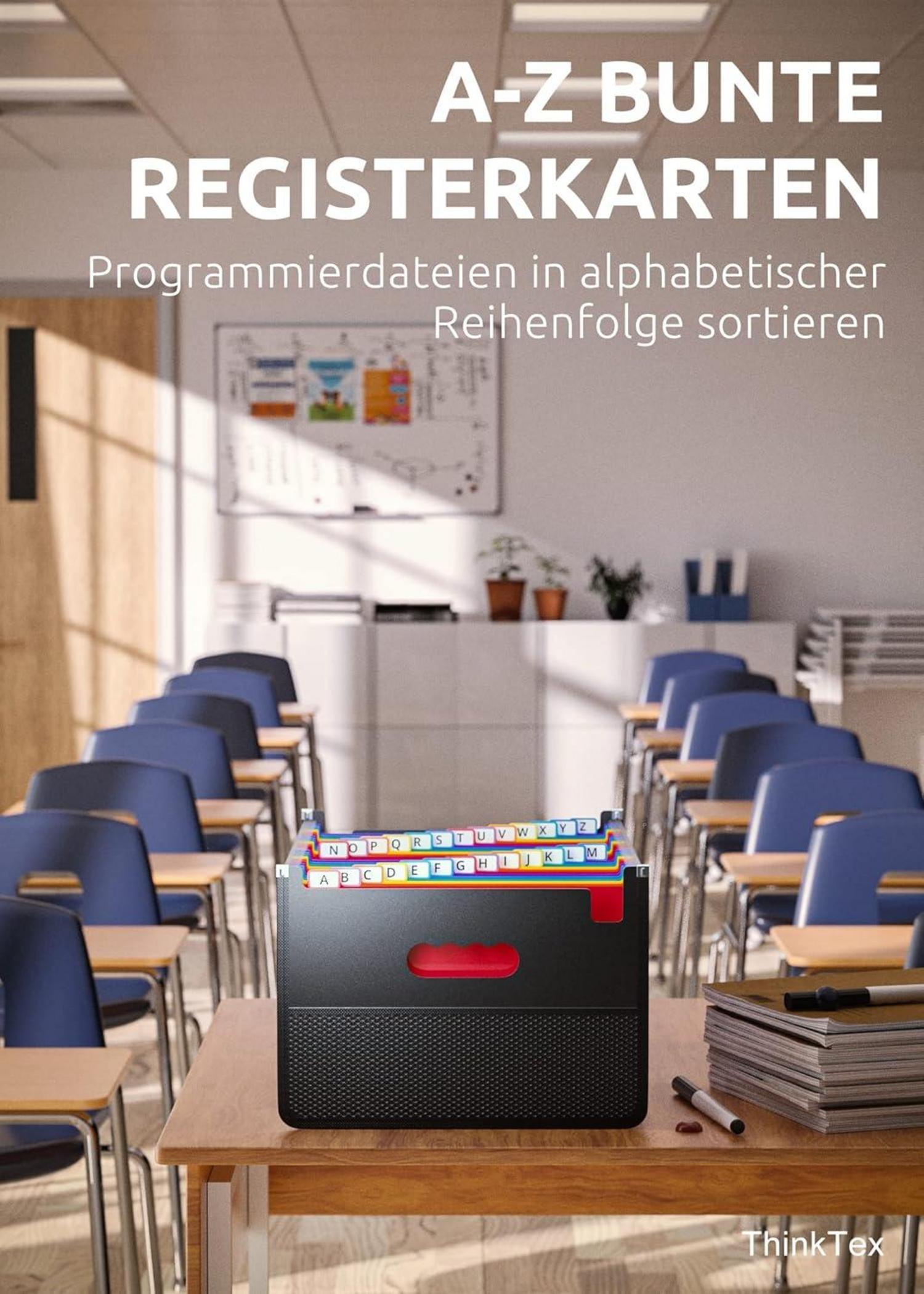 A4 Sortiermappe 26 Fächer Organizer Dokumentenmappe Netztasche