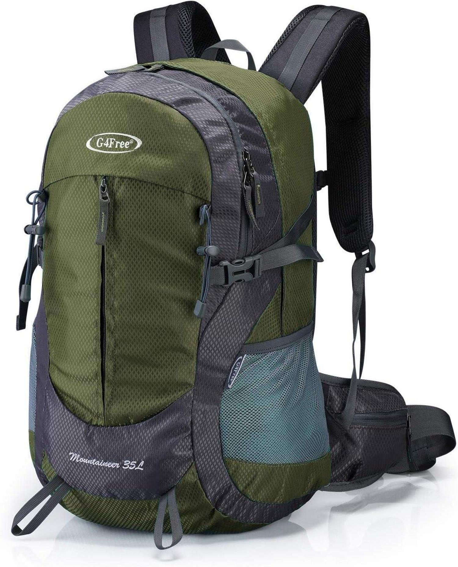 35 l wasserdichter Wanderrucksack für Camping, Outdoor, Trekking