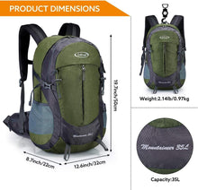 Wasserdichter Wanderrucksack 35 l für