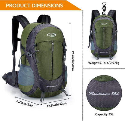 Wasserdichter Wanderrucksack 35 l für