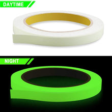 Fluoreszierendes Klebeband 2er Pack 10m x 10mm Nachleuchtend