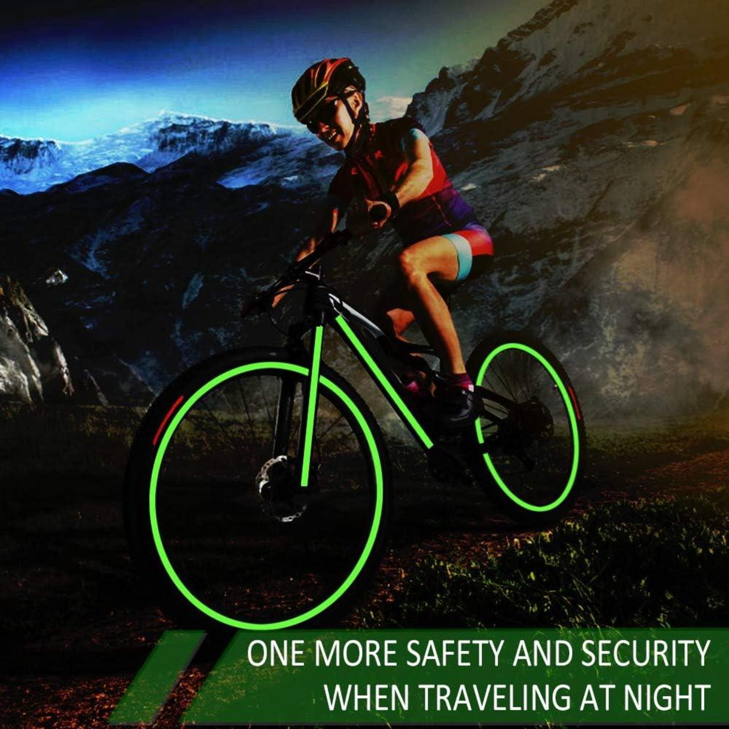 Fluoreszierendes Selbstklebendes Markierungsband 10m x 10mm - 2 Stück