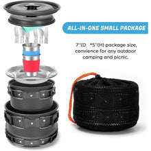 Camping Geschirr Set Töpfe Pfanne Tasse Teller Besteck