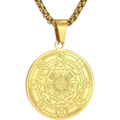 Halskette Herren 7 Erzengel Siegel Medaille Talisman