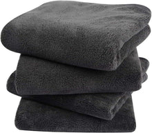 4er Pack Mikrofaser Handtuch Set Saugstarke Badetücher 40x76cm