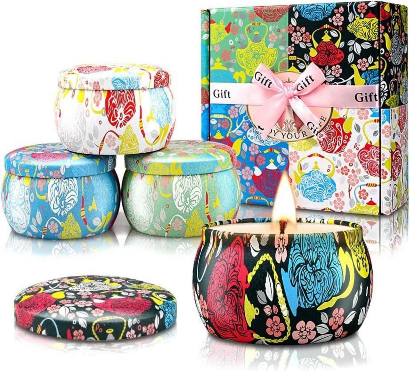 Aromatherapie Kerzen Geschenkset für Frauen 4er Set 5,6 Oz