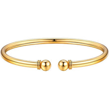 U7 Offener Armreif 18K vergoldet 925 Silber für Frauen