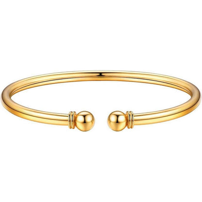 U7 Offener Armreif 18K vergoldet 925 Silber für Frauen