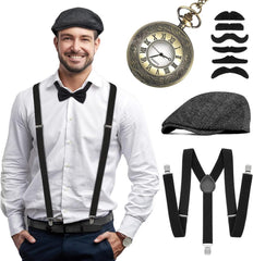 20er Jahre Herren Accessoires Set - Panama