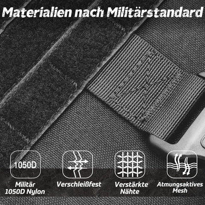 rabbitgoo Hundegeschirr Taktisches Brustgeschirr MOLLE