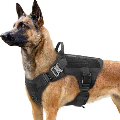 Hundegeschirr Schwarz Atmungsaktiv Militär Hundegurtzeug