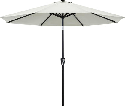 Strandschirm 270 cm UPF 50+ wasser- und winddicht Hellbeige