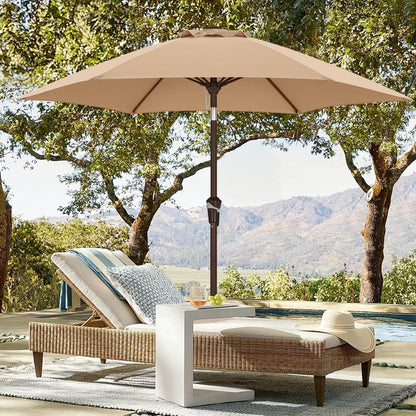 Sonnenschirm 230 cm UPF 50+ wasser- und winddicht stabil für Terrasse