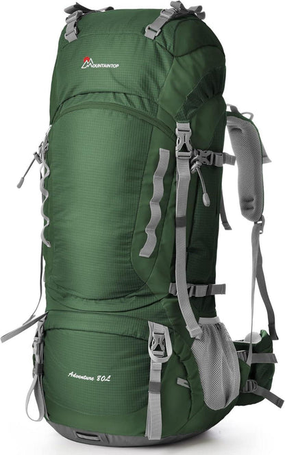 Trekkingrucksack 80L Wanderrucksack Regenschutz Outdoor Camping