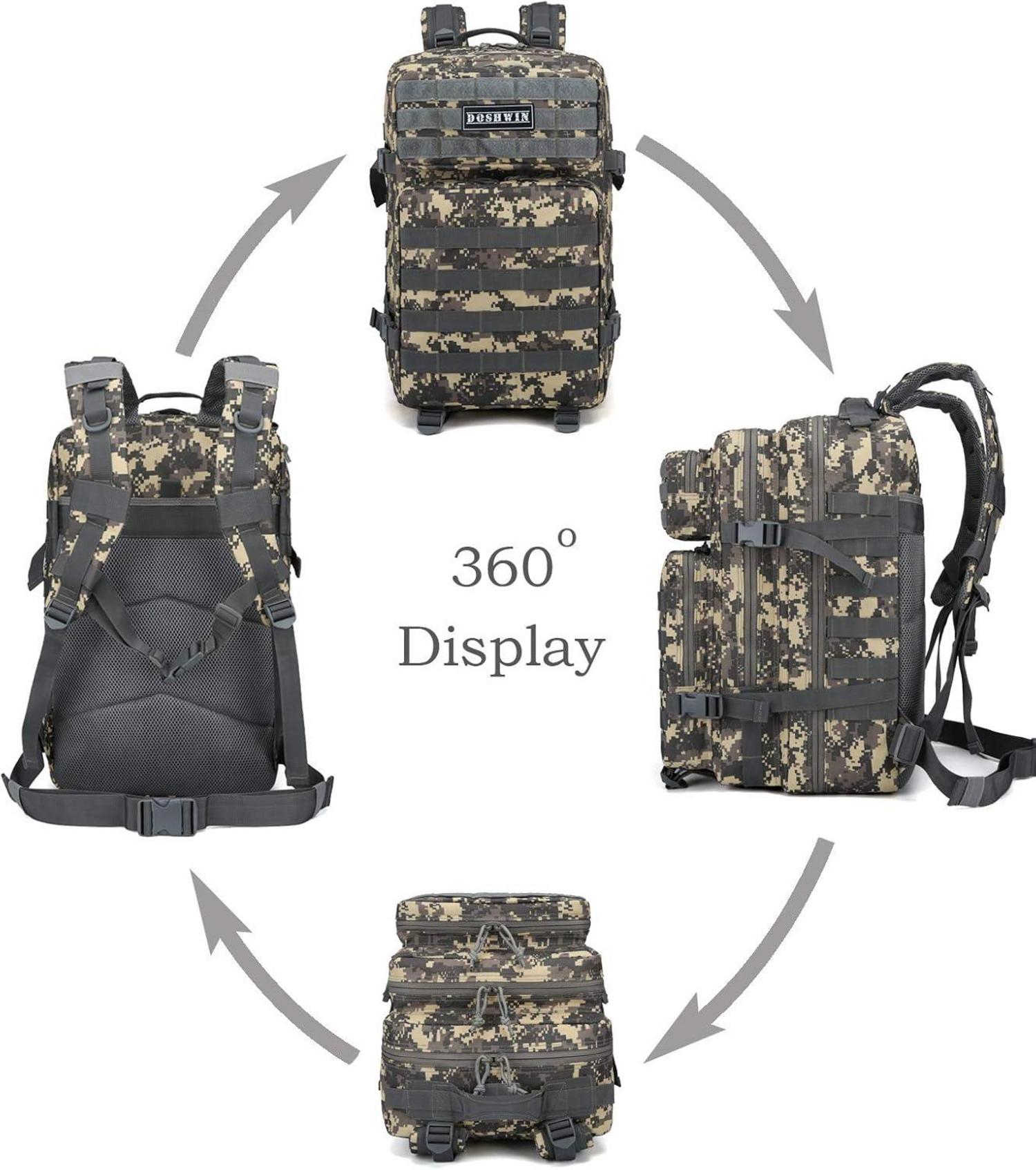 Taktischer Militär Rucksack 40L Survival Armee Molle Army