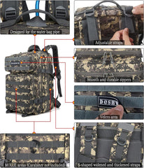 Taktischer Militär-Survival-Rucksack 40L Molle Armee Tactical Backpack