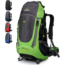 70L Trekkingrucksack Grün XL Damen Herren Wasserdicht
