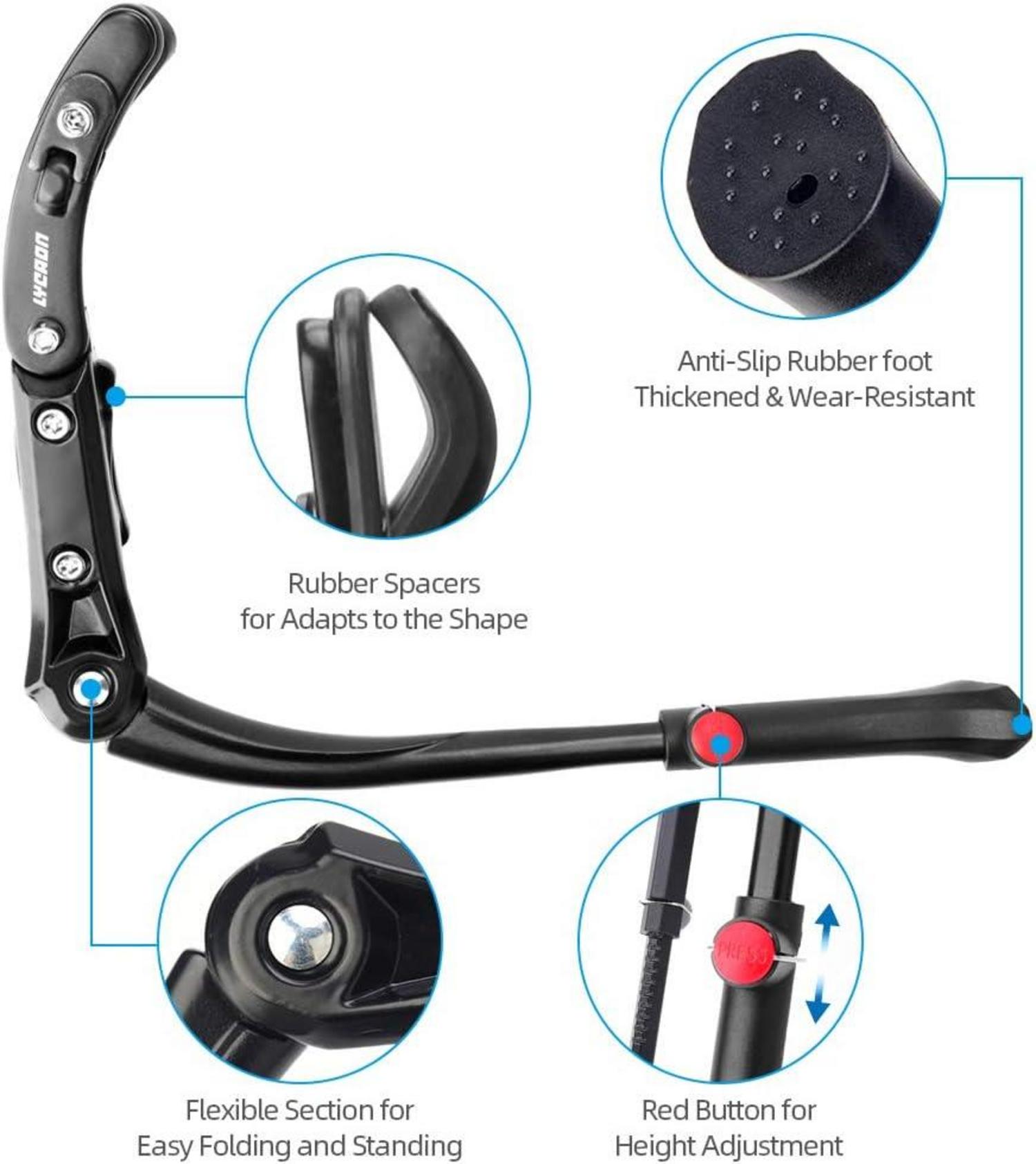Fahrradständer Aluminiumlegierung höhenverstellbar