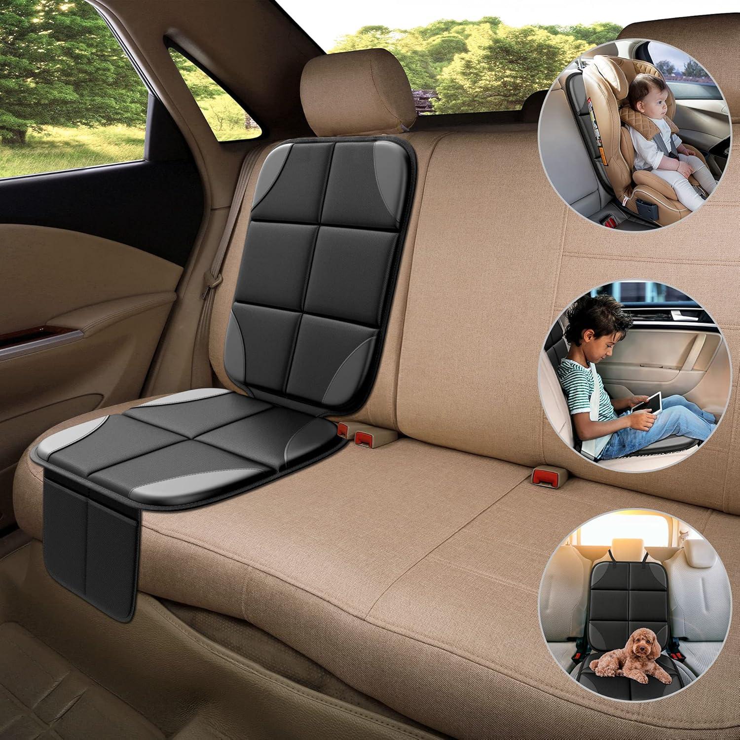 Kindersitzunterlage 2 Stück ISOfix Sitzschoner Auto Rutschfest