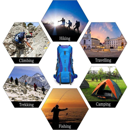 Doshwin 70L Campingrucksack Trekkingrucksack Wanderrucksack