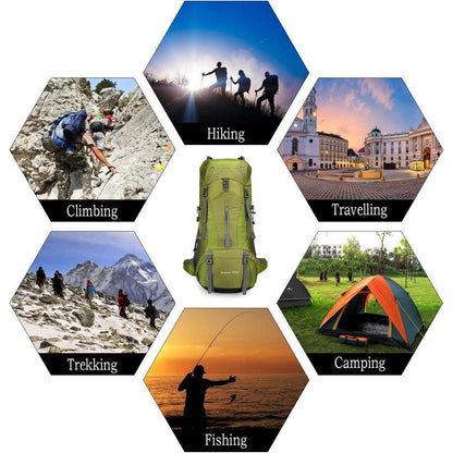70L Campingrucksack Trekkingrucksack Wasserdicht