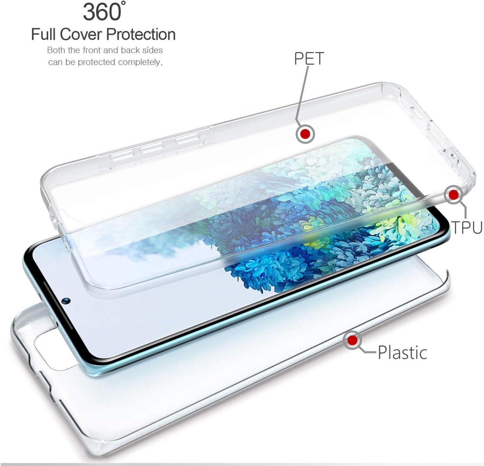 Samsung Galaxy S20 Plus 360 Grad Schutzhülle transparent
