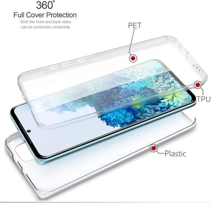 Samsung Galaxy S20 Plus 360 Grad Schutzhülle transparent