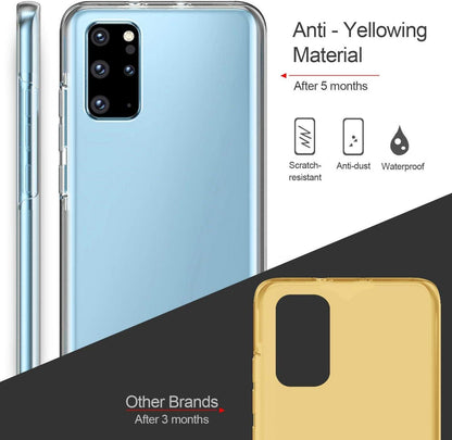 Samsung Galaxy S20 Plus Hülle 360 Grad Schutzhülle transparent