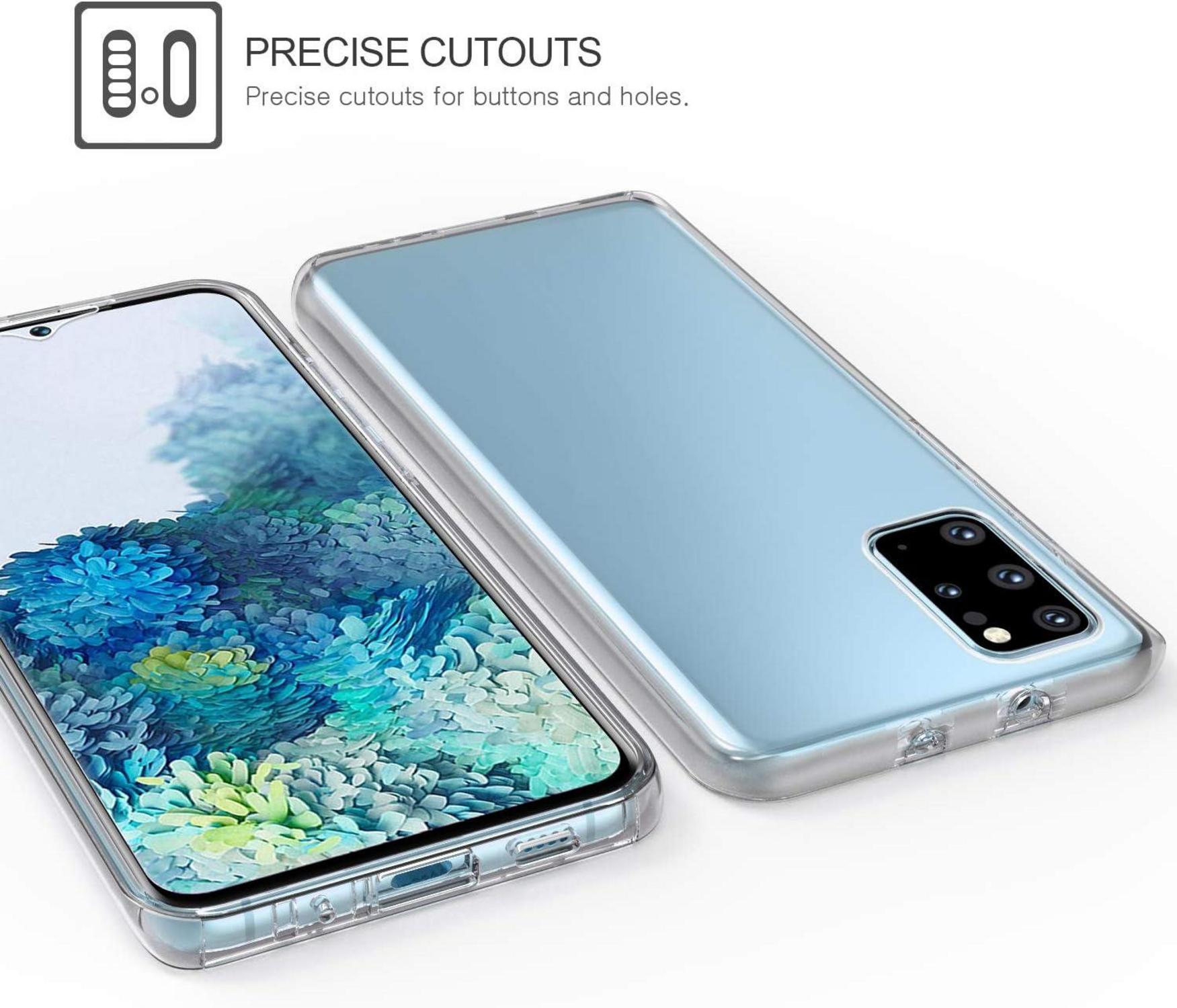 Schutzhülle für Samsung Galaxy S20 Plus 360 Grad Transparent