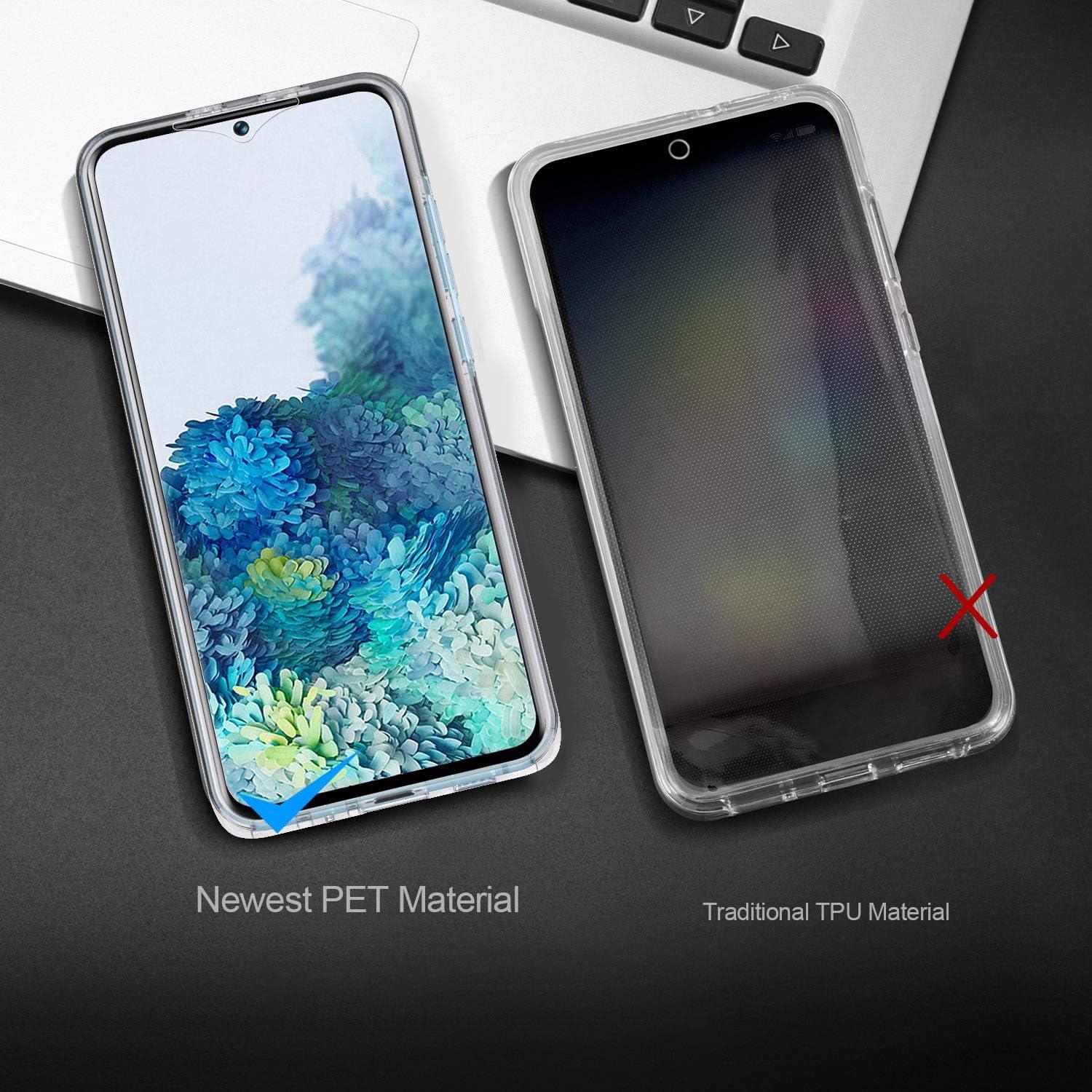 Samsung Galaxy S20 Plus Hülle 360 Grad Transparent Stoßfest Ultradünn