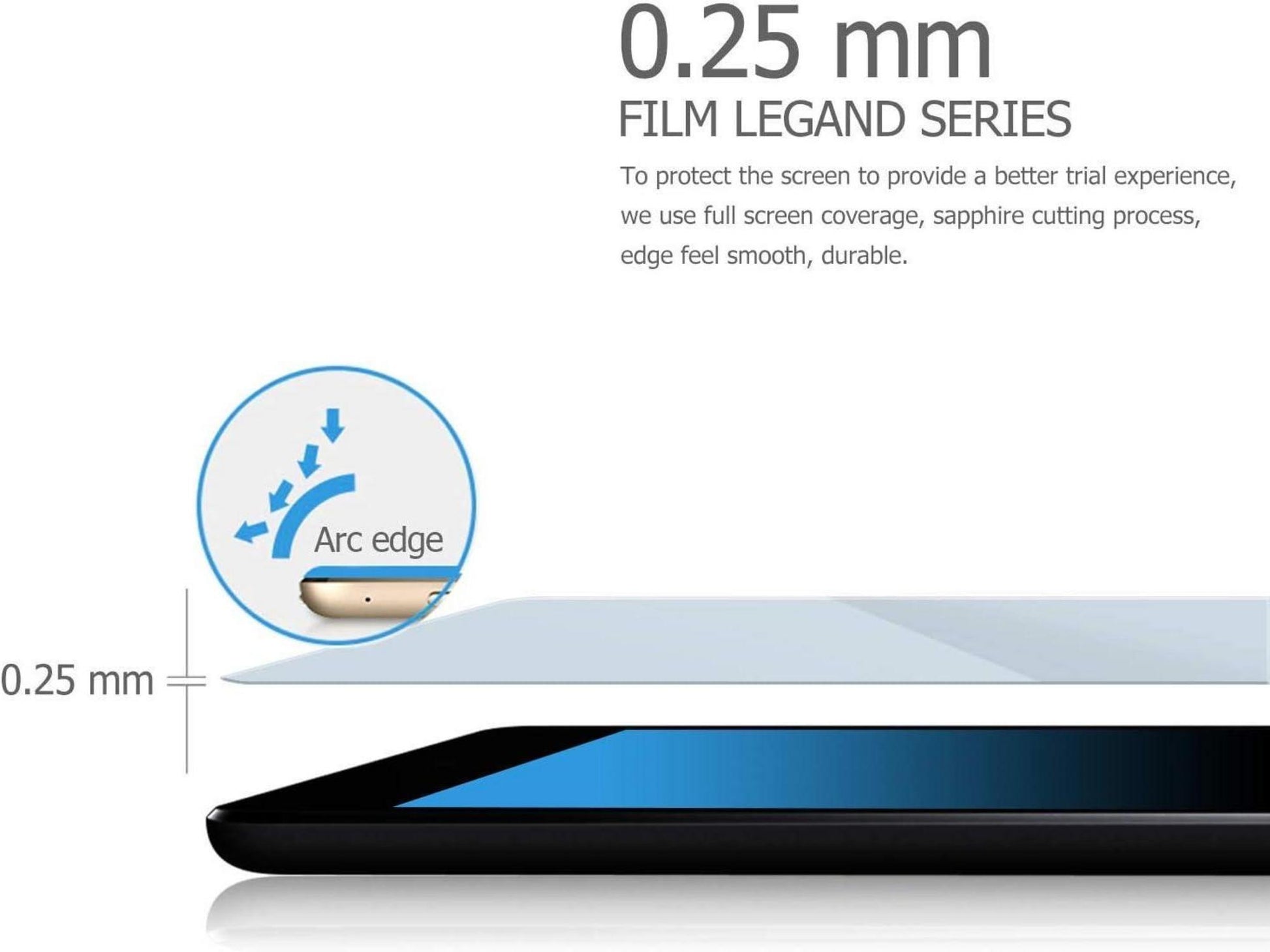 Panzerglasfolie Huawei Mediapad T5 10.1 Zoll 9H Displayschutzfolie 2