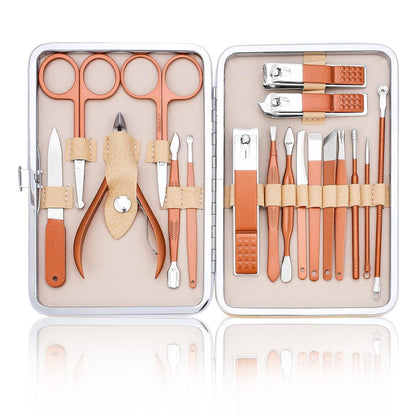 Maniküre Set Nagelknipser Fußpflege Nail Kit Punkte5