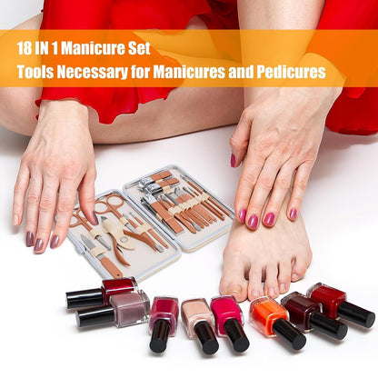 Maniküre Pediküre Set Edelstahl Fußnägel Fingernägel Nagelpflege Kit