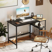 Schreibtisch PC Tisch 140x60 cm Stahlgestell