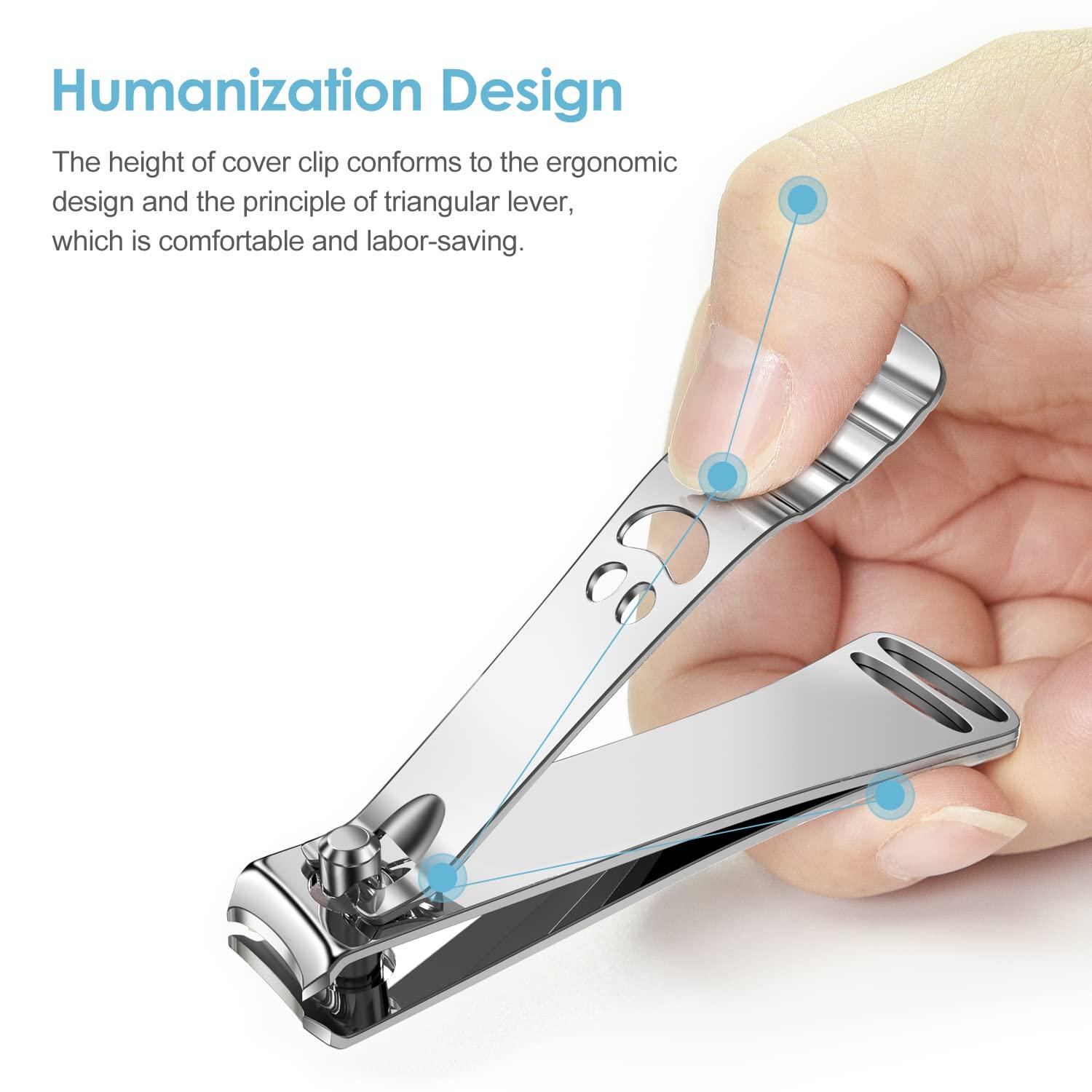 Nagelknipser Set 2 Stück Nail Clipper Nagelfeile Edelstahl TreeSet