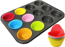 Silikon Mini Muffins Backform für 12 Muffins Antihaftbeschichtung