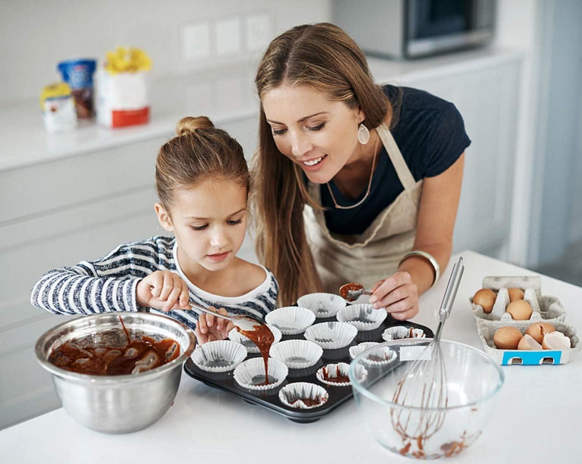 Meleg Otthon Mini Muffins Silikon Backform 12 Muffins Antihaftbeschichtet