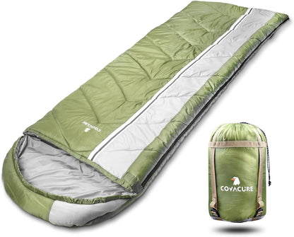 COVACURE Schlafsack Outdoor 4 Jahreszeiten Ultraleicht Camping