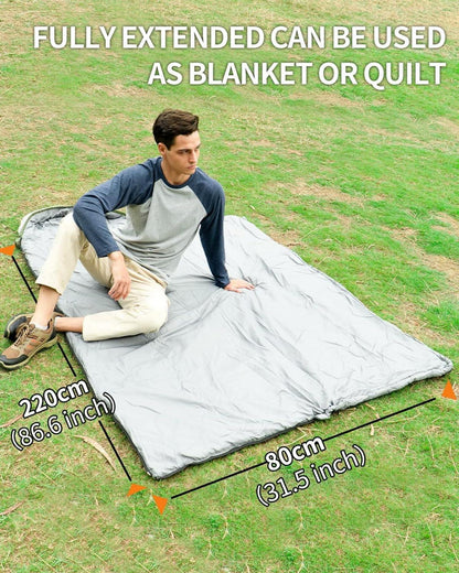 Ultraleichter Outdoor Schlafsack 4 Jahreszeiten Camping Decke