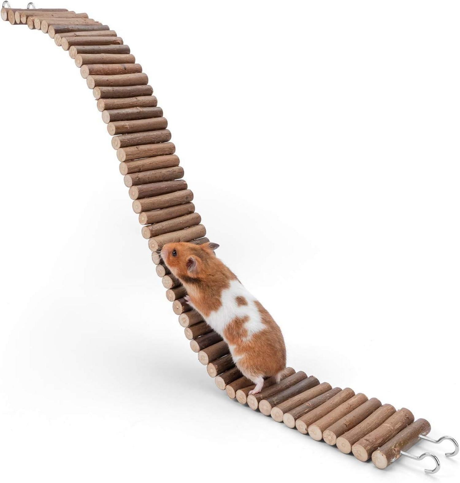 Hamster Hängebrücke Spielzeug Kletterleiter für Kleintiere 72,4 cm