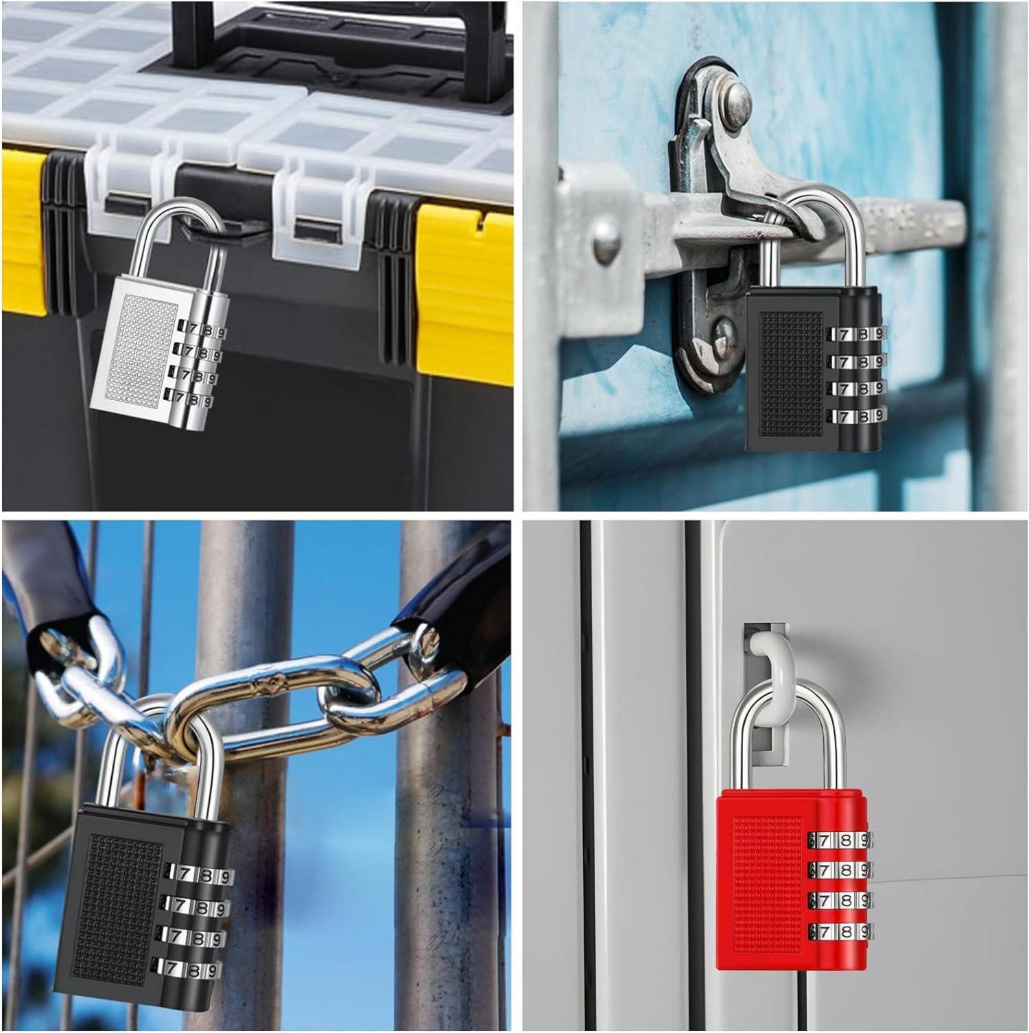 Zahlenschloss 4 stellig wasserfest für Fitnessstudio Hostel Spind