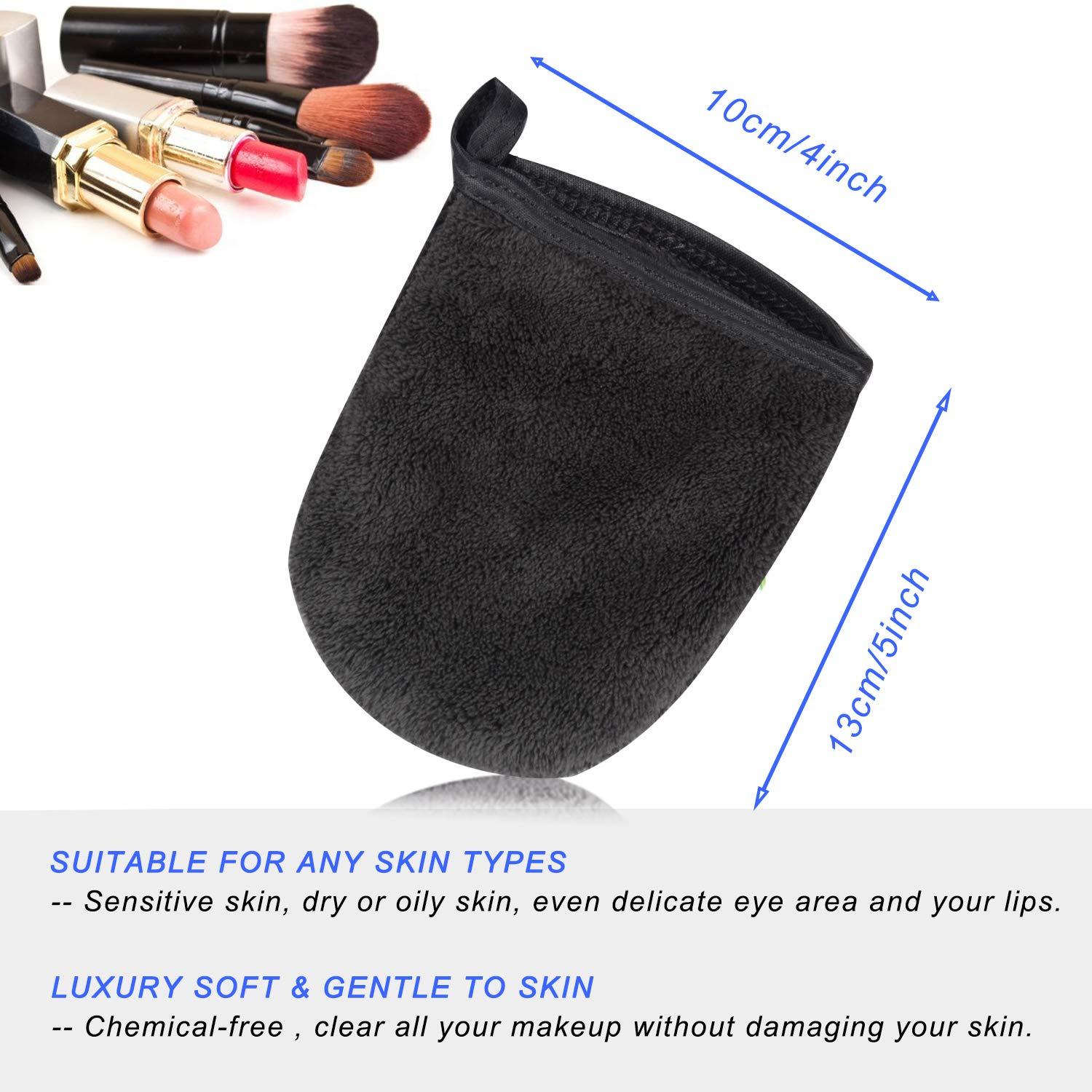 Make-up Entferner Tuch 3er Set Mikrofaser Wiederverwendbar Hautschonend