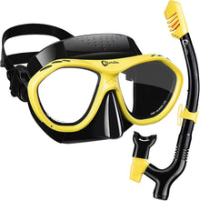 Schnorchelset mit Taucherbrille 3-Kanal Dry Schnorchel Anti-Fog Glass