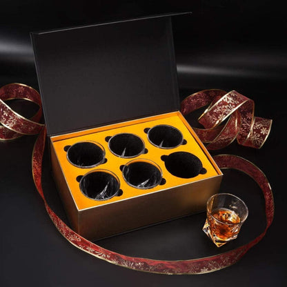 Whiskeygläser Set 6-teilig Kristallglas 300 ml Luxus